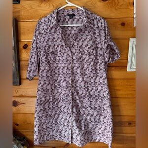 Geometric Patterned Midi Dress